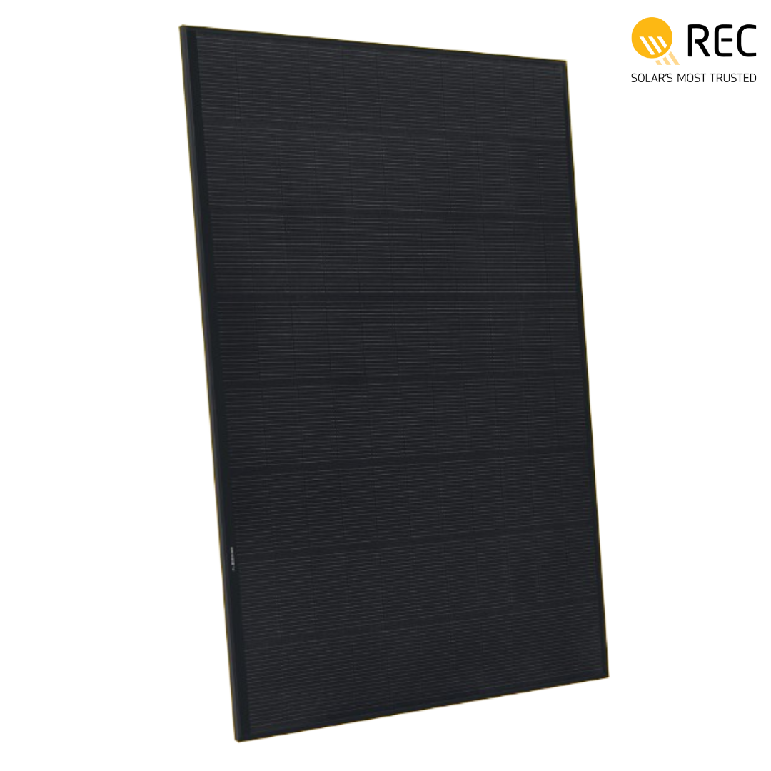 REC Alpha Pure-RX N-Type 460W Half-Cell All Black Solar Panel